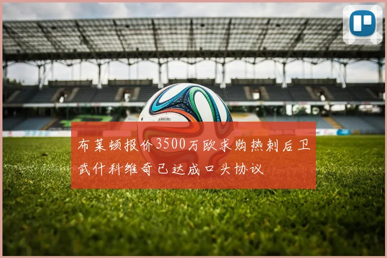 布莱顿报价3500万欧求购热刺后卫武什科维奇已达成口头协议